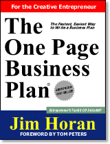 The One Page Business Plan by Jim Horan